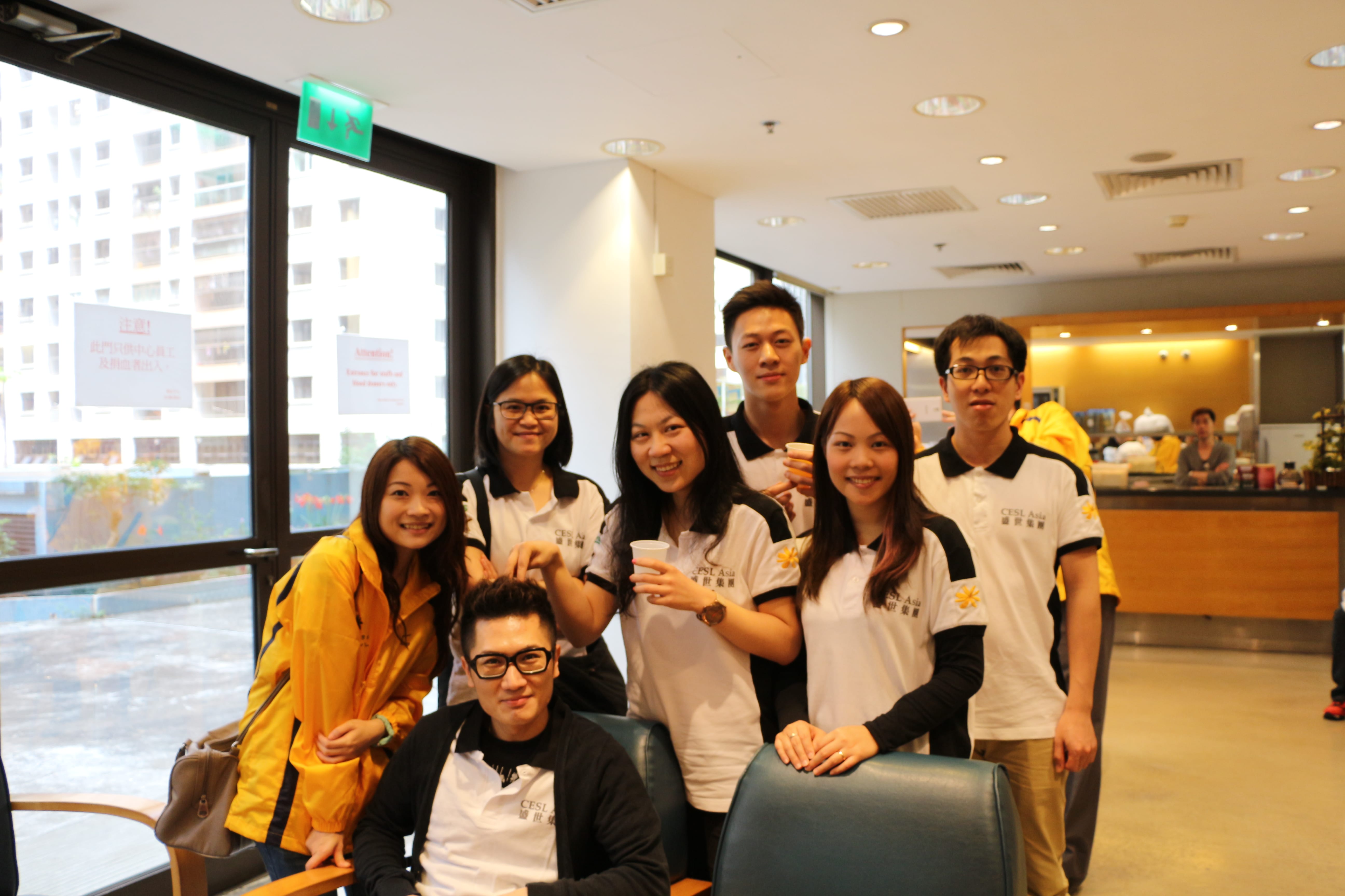 CESL Asia encourages its staff to promote social responsibility through blood donation activity