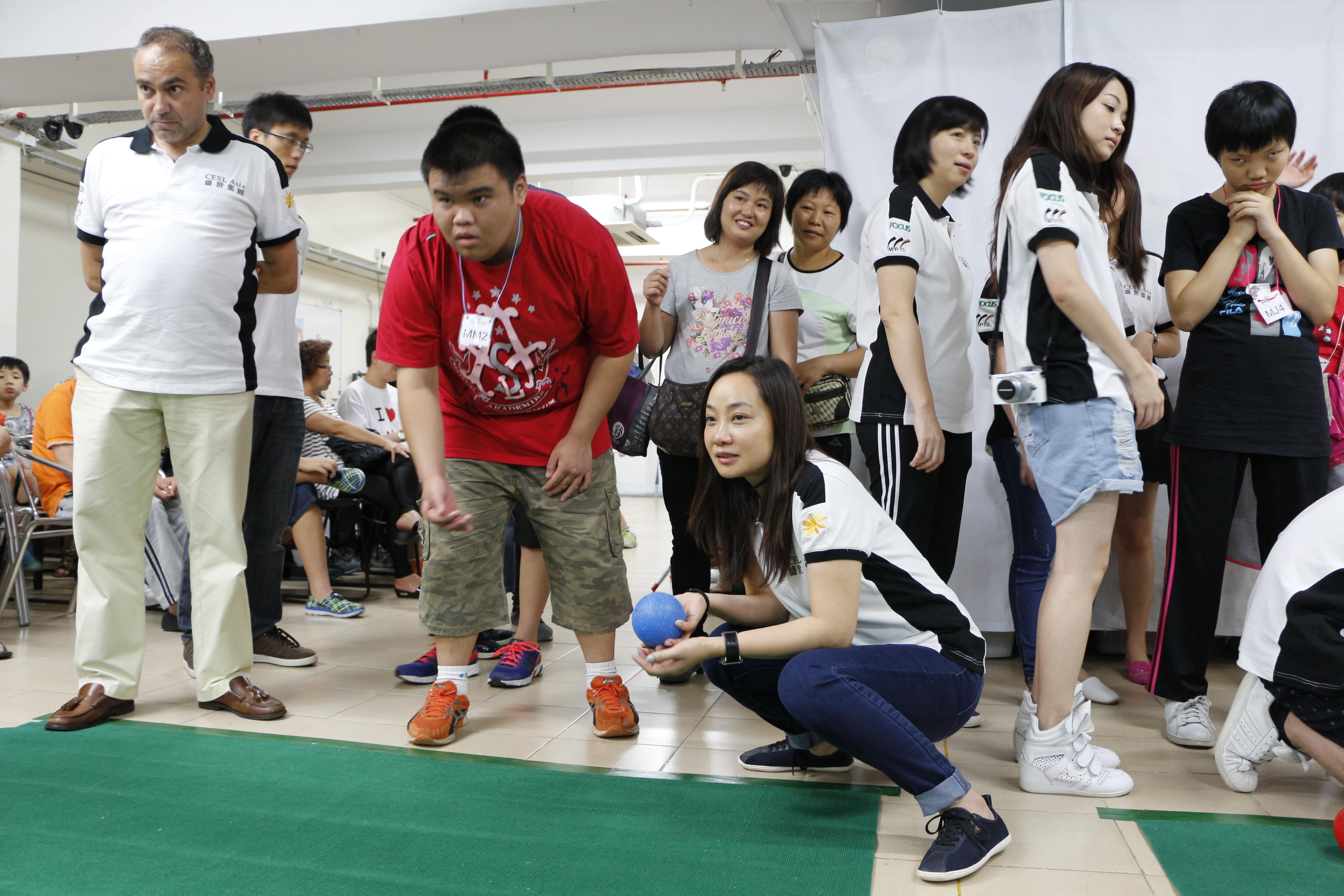 CESL Asia sponsored 2014 Bocce Game Event organised by Macau Special Olympics