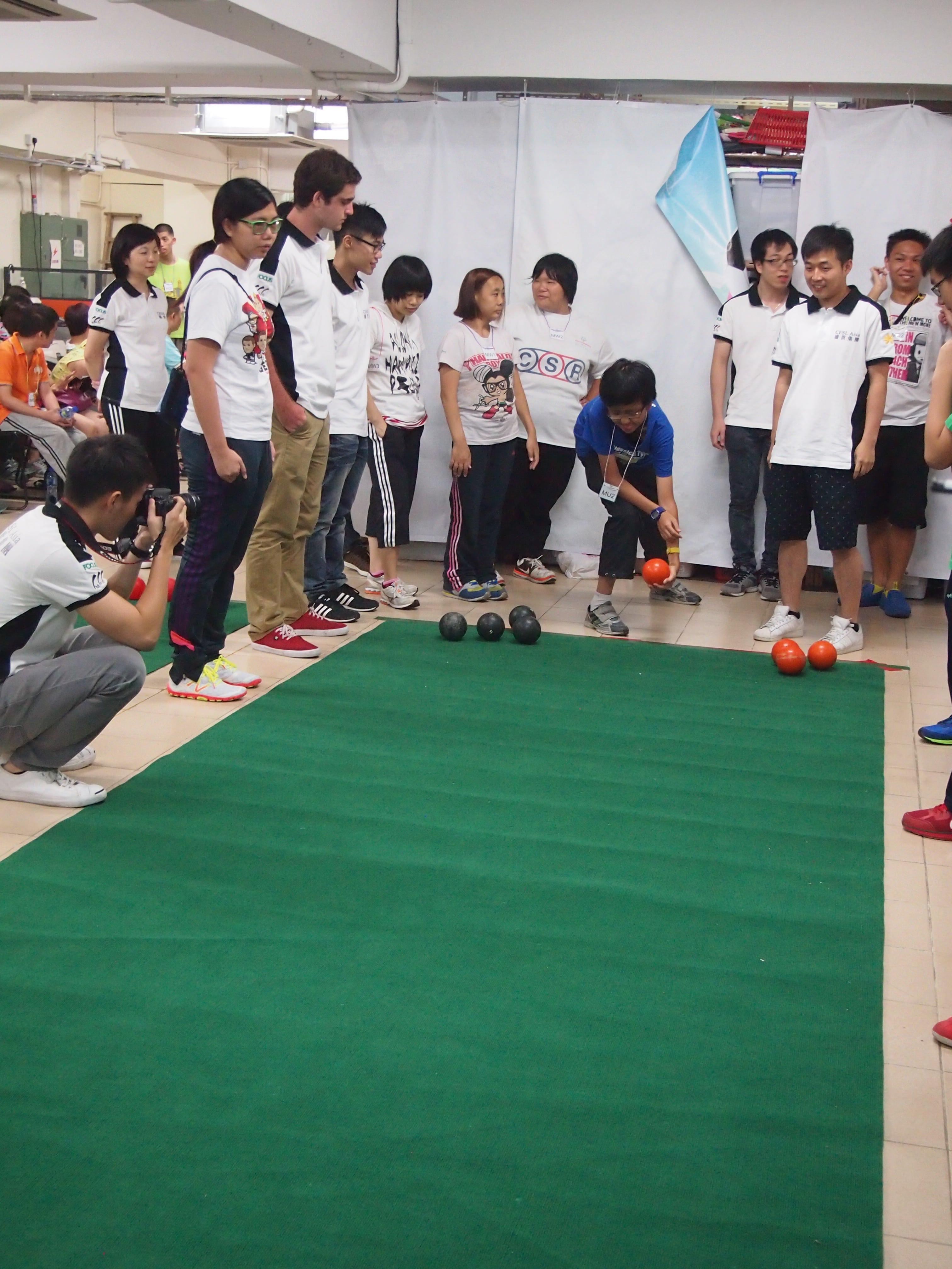 CESL Asia sponsored 2014 Bocce Game Event organised by Macau Special Olympics