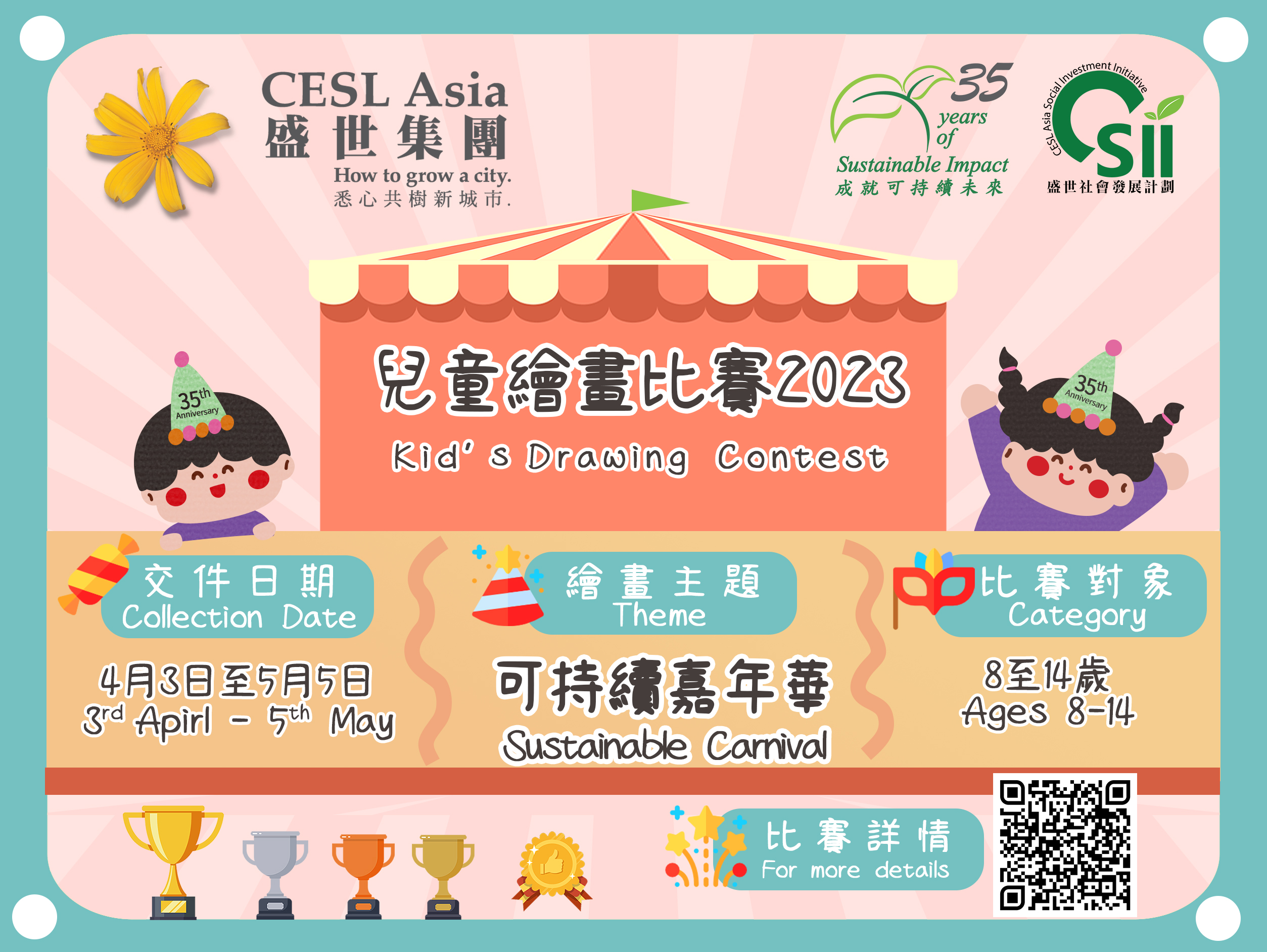CESL Asia's “Sustainable Carnival Kid's Drawing Contest” Lets Imagination Run Wild